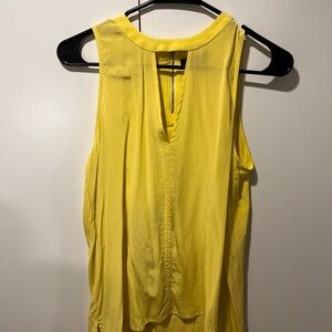 Acrobat Silk Yellow Sleeveless Women's Top